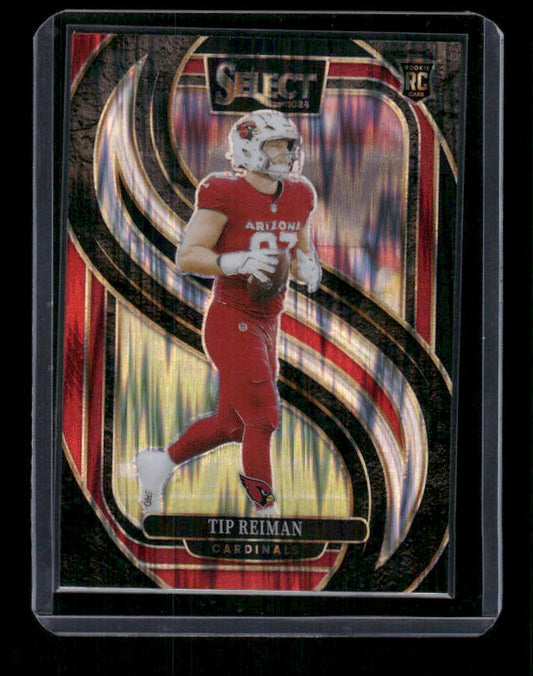Tip Reiman - 2024 Select Football - Red / Black Shock - Premier Level - Rookie