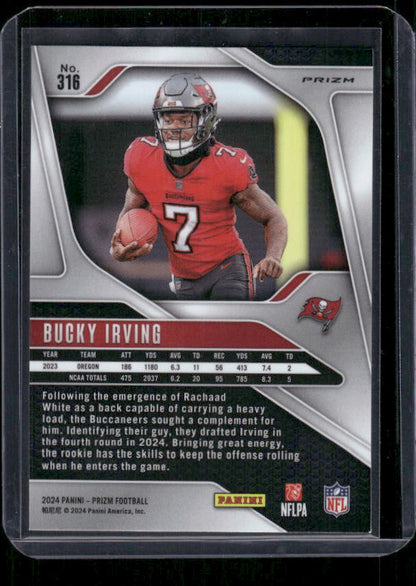 Bucky Irving - 2024 Panini Prizm - Red White & Blue - Rookie