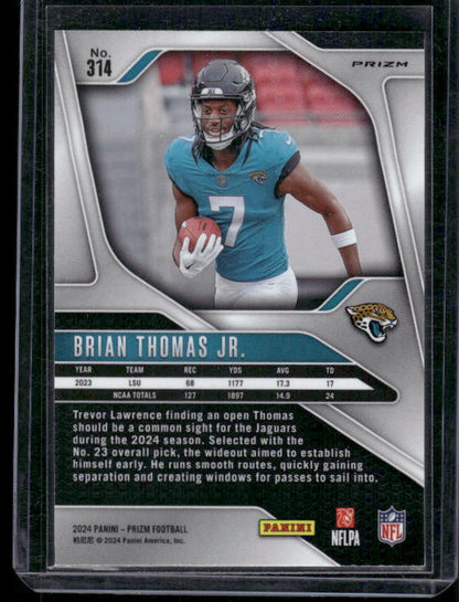 Brian Thomas Jr - 2024 Panini Prizm - Pink Wave - Rookie