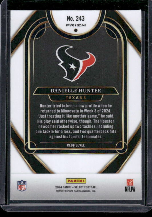 Danielle Hunter - 2024 Select Football - Zebra - Club Level