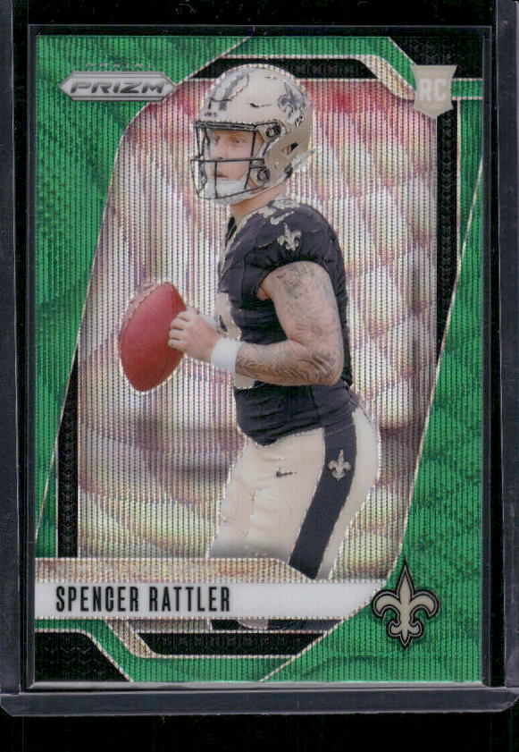 Spencer Rattler - 2024 Panini Prizm - Green Wave - Rookie