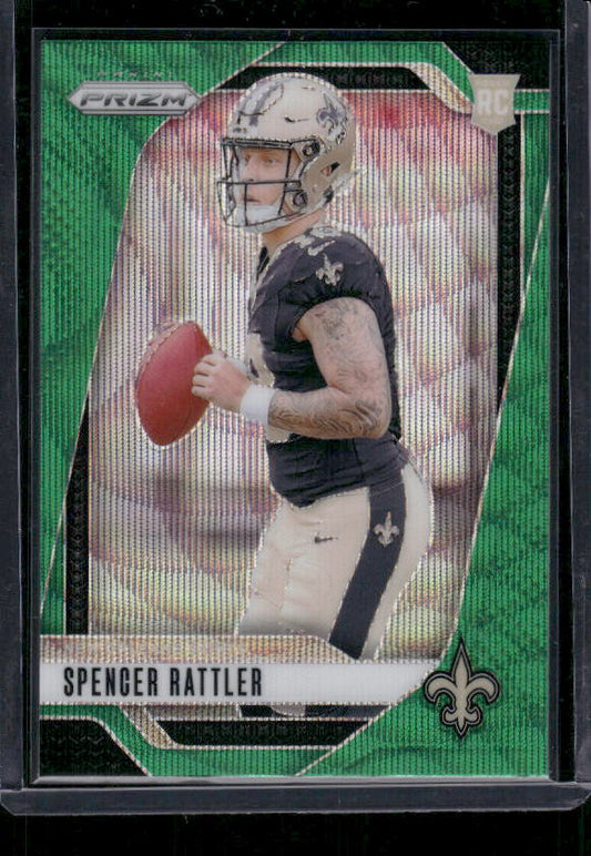 Spencer Rattler - 2024 Panini Prizm - Green Wave - Rookie