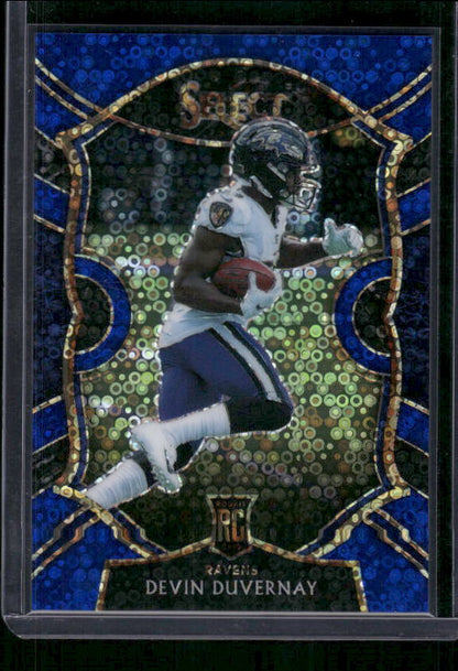 Devin Duvernay - 2020 Select Football - Blue Disco /25 - Concourse - Rookie