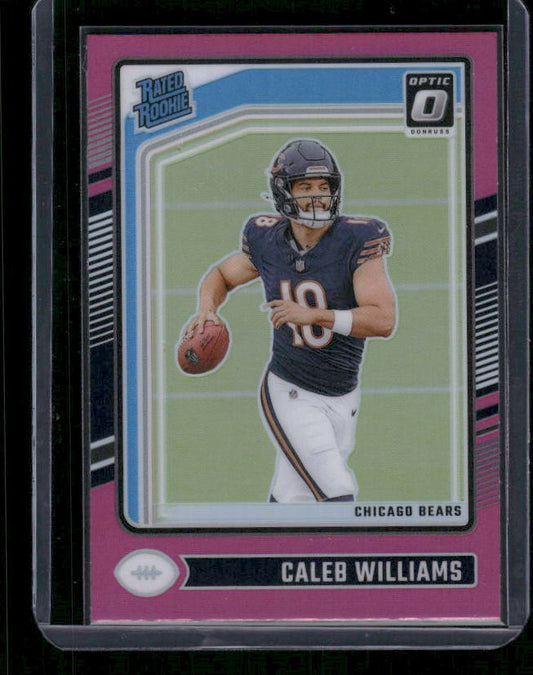 Caleb Williams - 2024 Donruss Optic - Pink - Rated Rookie