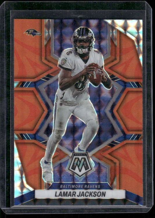 Lamar Jackson - 2022 Mosaic Football - Reactive Orange