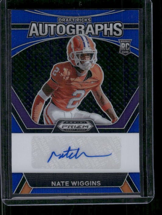 Nate Wiggins - 2024 Panini Draft Picks - Autographs /149 - Rookie