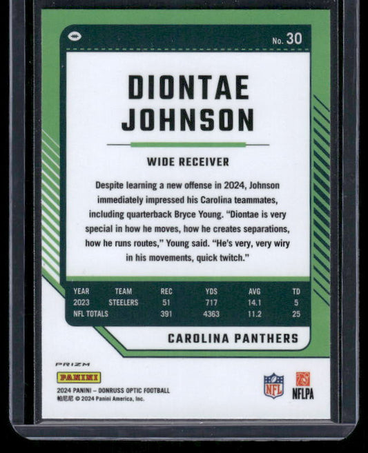 Diontae Johnson - 2024 Donruss Optic - Stars SSP