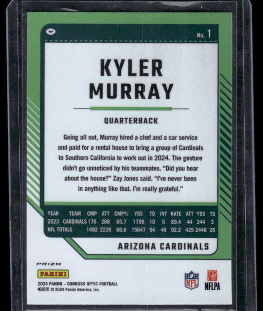 Kyler Murray - 2024 Donruss Optic - Stars SSP