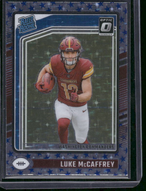 Luke McCaffrey - 2024 Donruss Optic - Stars SSP - Rookie