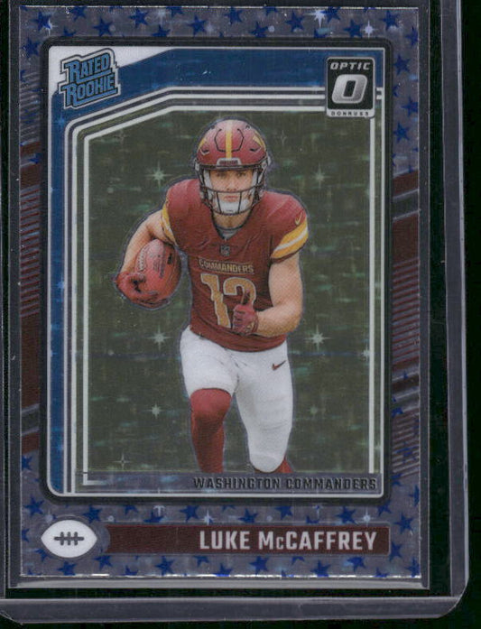 Luke McCaffrey - 2024 Donruss Optic - Stars SSP - Rookie