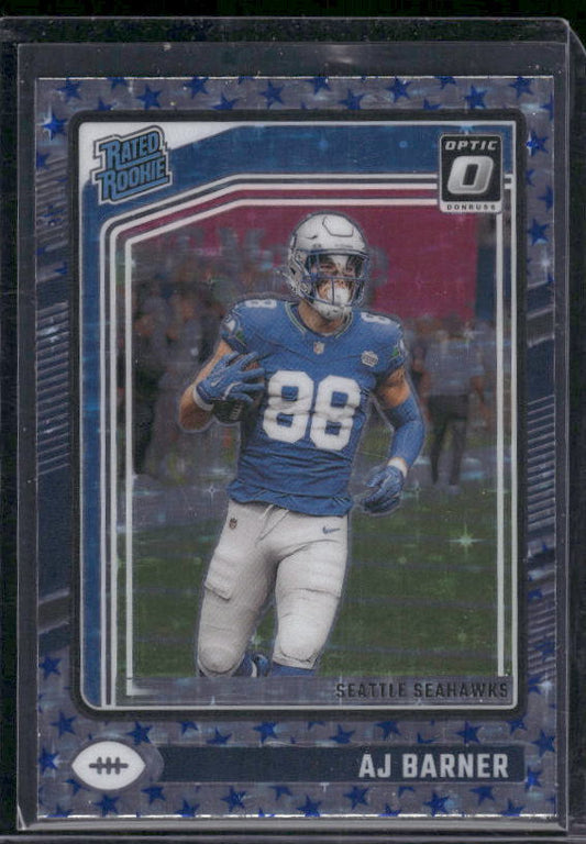 AJ Barner - 2024 Donruss Optic - Stars SSP - Rookie