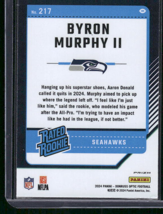 Byron Murphy II - 2024 Donruss Optic - Stars SSP - Rookie