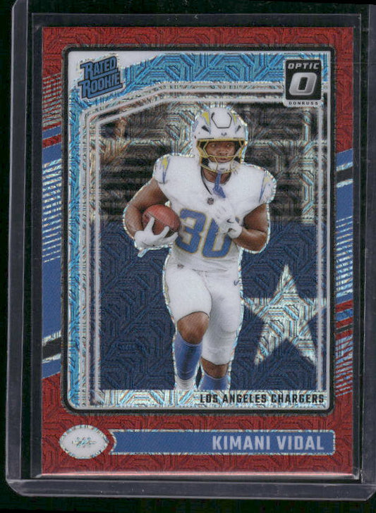 Kimani Vidal - 2024 Donruss Optic - Red Mojo - Rookie