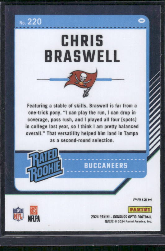 Chris Braswell - 2024 Donruss Optic - Red Mojo - Rookie