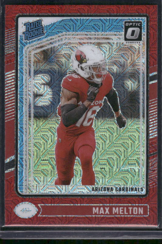 Max Melton - 2024 Donruss Optic - Red Mojo - Rookie