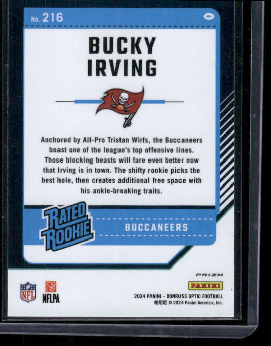 Bucky Irving - 2024 Donruss Optic - Purple Scope - Rookie