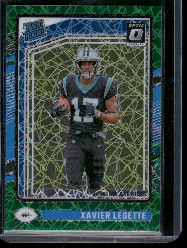 Xavier Legette - 2024 Donruss Optic - Green Velocity - Rookie