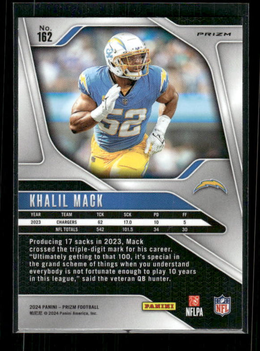 Khalil Mack - 2024 Panini Prizm - Blue Prizm SSP