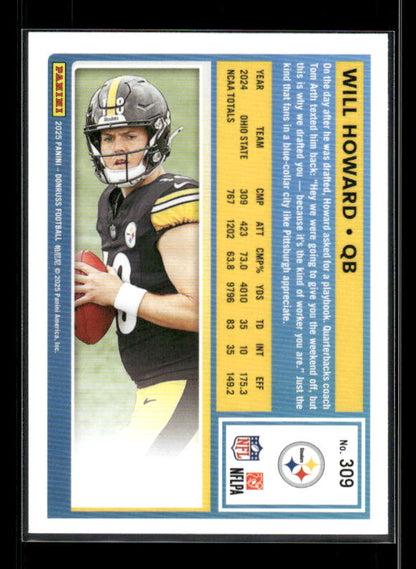 Will Howard - 2025 Donruss Football - Rated Rookie