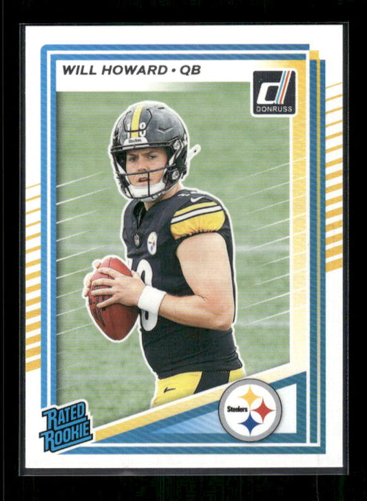 Will Howard - 2025 Donruss Football - Rated Rookie