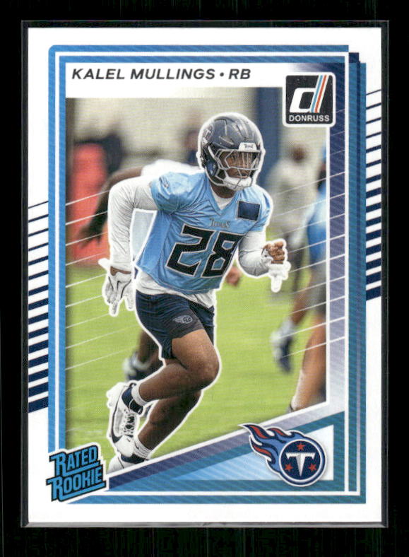 Kalel Mullings - 2025 Donruss Football - Rated Rookie