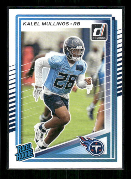 Kalel Mullings - 2025 Donruss Football - Rated Rookie