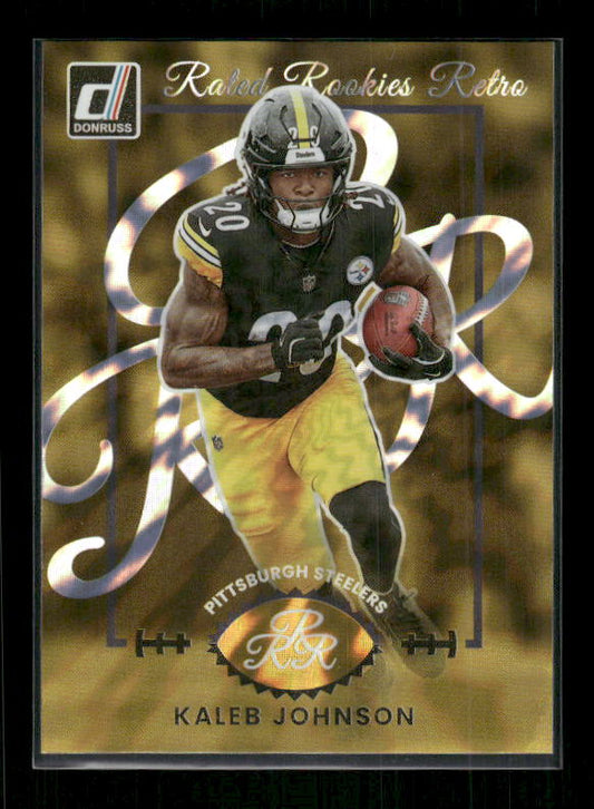 Kaleb Johnson - 2025 Donruss Football - Rated Rookies Retro