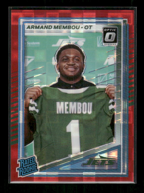 Armand Membou - 2025 Donruss Football - Optic Preview Red Pandora - Rated Rookie