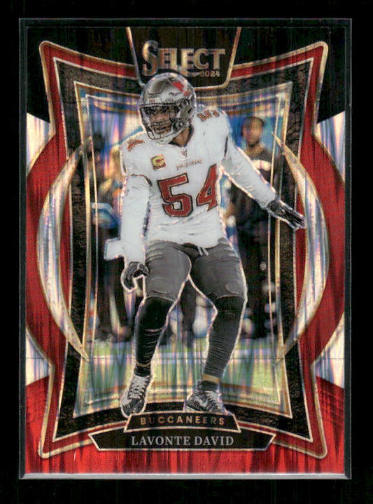 Lavonte David - 2024 Select Football - Black & Red Shock