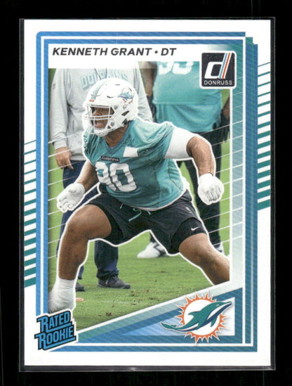 Kenneth Grant - 2025 Donruss Football - Rated Rookie