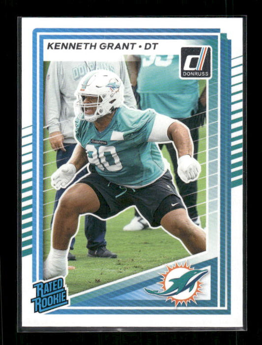 Kenneth Grant - 2025 Donruss Football - Rated Rookie