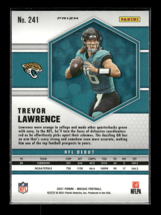 Trevor Lawrence - 2021 Mosaic Football - Mosaic Prizm - Rookie