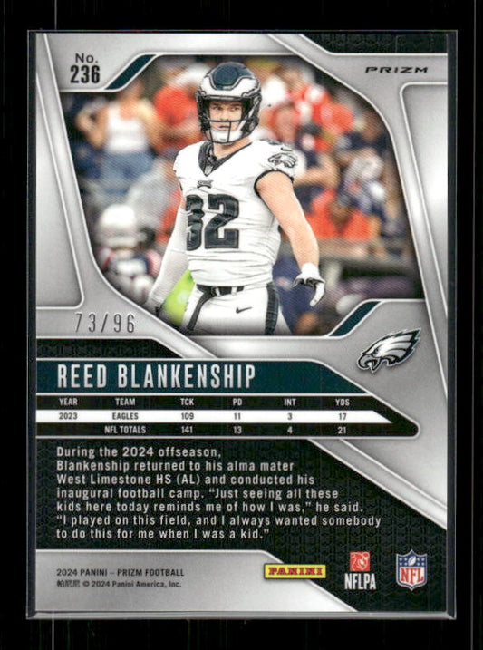 Reed Blankenship - 2024 Panini Prizm - Blue Sparkle /96