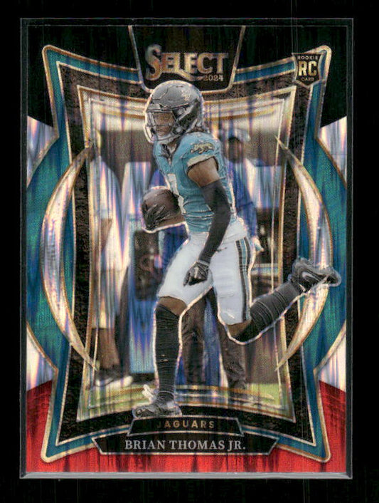 Brian Thomas Jr. - 2024 Select Football - Black & Red Shock - Rookie