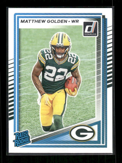 Matthew Golden - 2025 Donruss Football - Rated Rookie