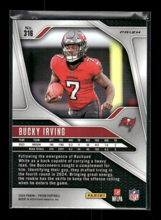Bucky Irving - 2024 Panini Prizm - Neon Green Pulsar - Rookie