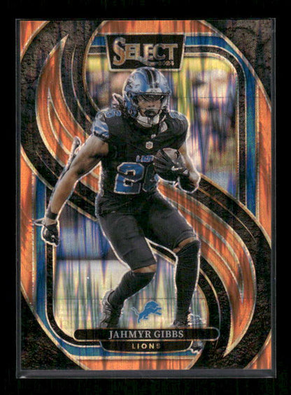 Jahmyr Gibbs - 2024 Select Football - Orange Shock /399