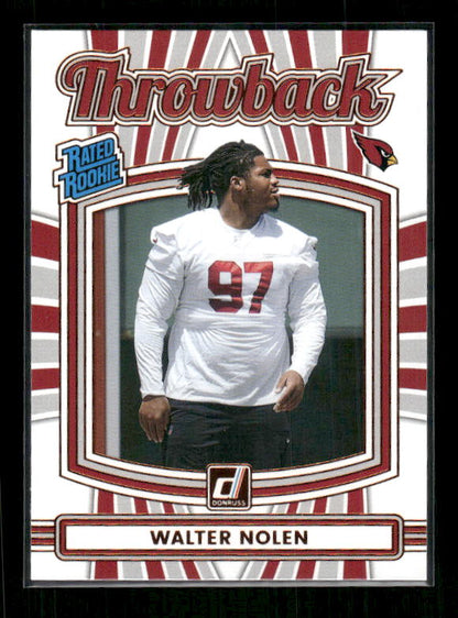 Walter Nolen - 2025 Donruss Football - Throwback - Rated Rookie