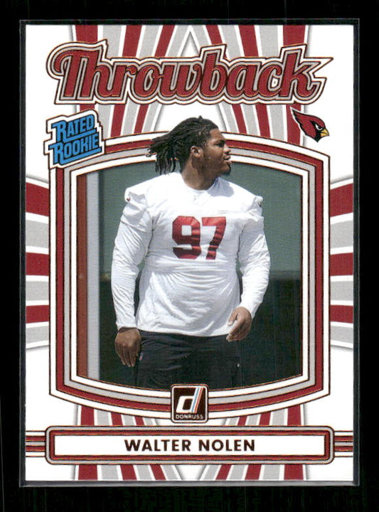 Walter Nolen - 2025 Donruss Football - Throwback - Rated Rookie