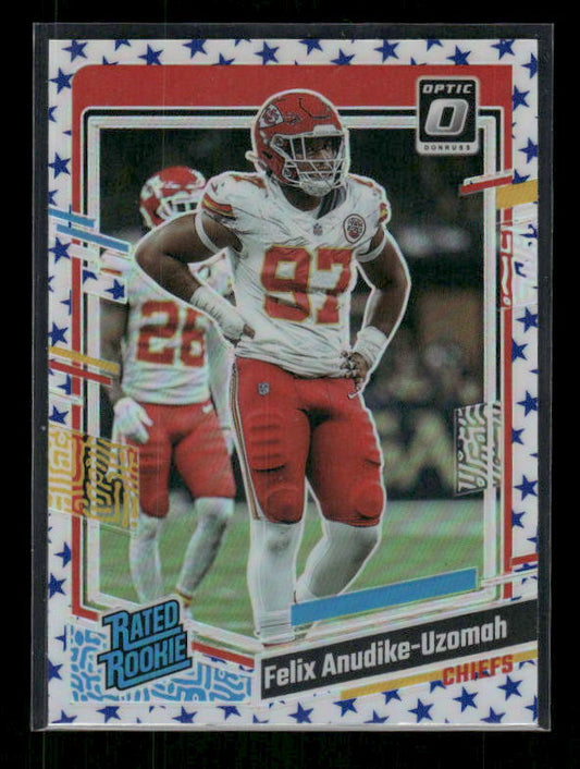 Felix Anudike Uzomah - 2023 Donruss Optic - Stars SSP - Rated Rookie