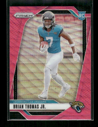 Brian Thomas Jr. - 2024 Panini Prizm - Pink Wave Prizm - Rookie