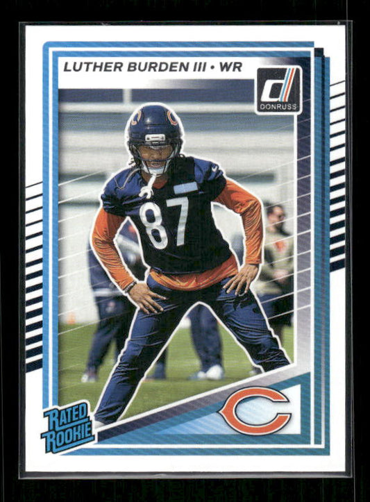 Luther Burden III - 2025 Donruss Football - Rated Rookie