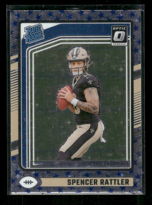 Spencer Rattler - 2024 Donruss Optic - Stars SSP - Rated Rookie