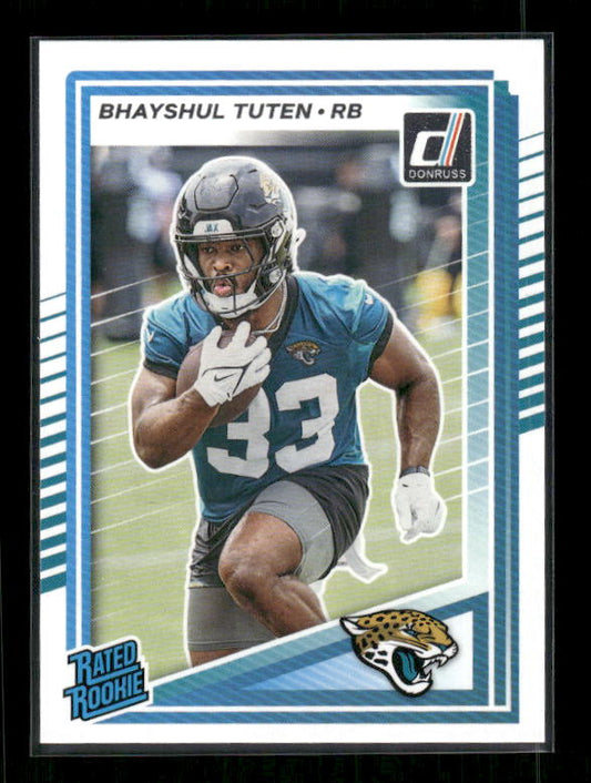 Bhayshul Tuten - 2025 Donruss Football - Rated Rookie