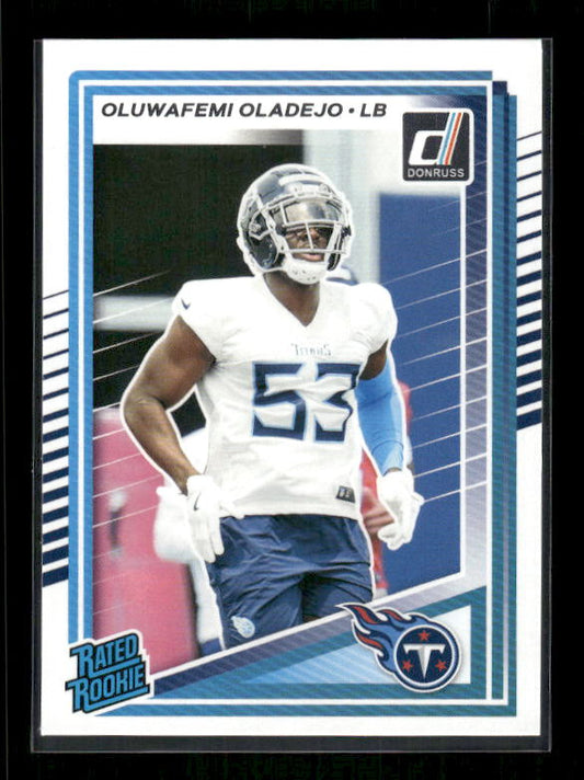Oluwafemi Oladejo - 2025 Donruss Football - Rated Rookie
