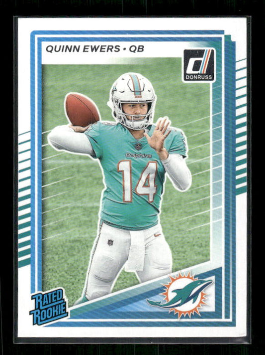 Quinn Ewers - 2025 Donruss Football - Rated Rookie