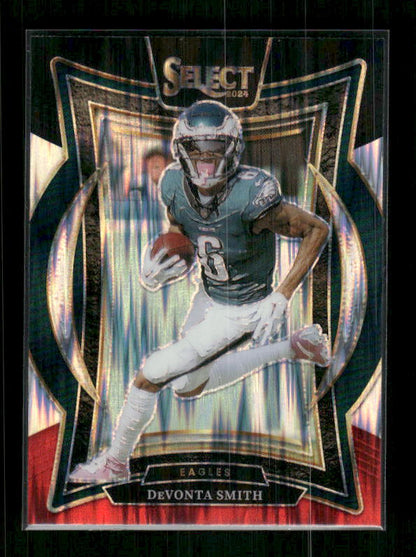 DeVonta Smith - 2024 Select Football - Red / Black Shock