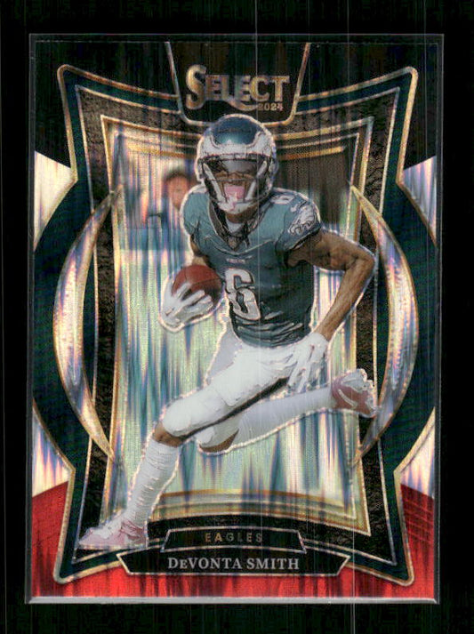 DeVonta Smith - 2024 Select Football - Red / Black Shock