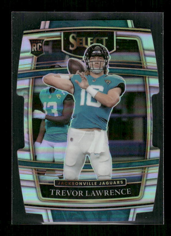 Trevor Lawrence - 2021 Select Football - Silver Die Cut - Rookie