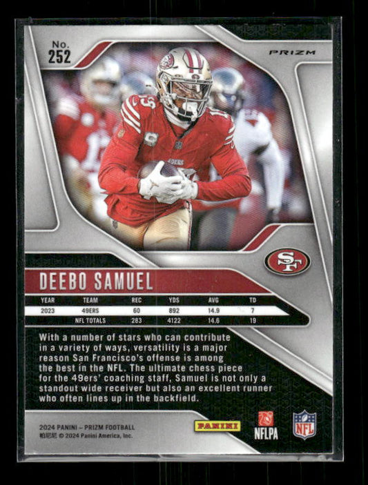 Deebo Samuel - 2024 Panini Prizm - No Huddle